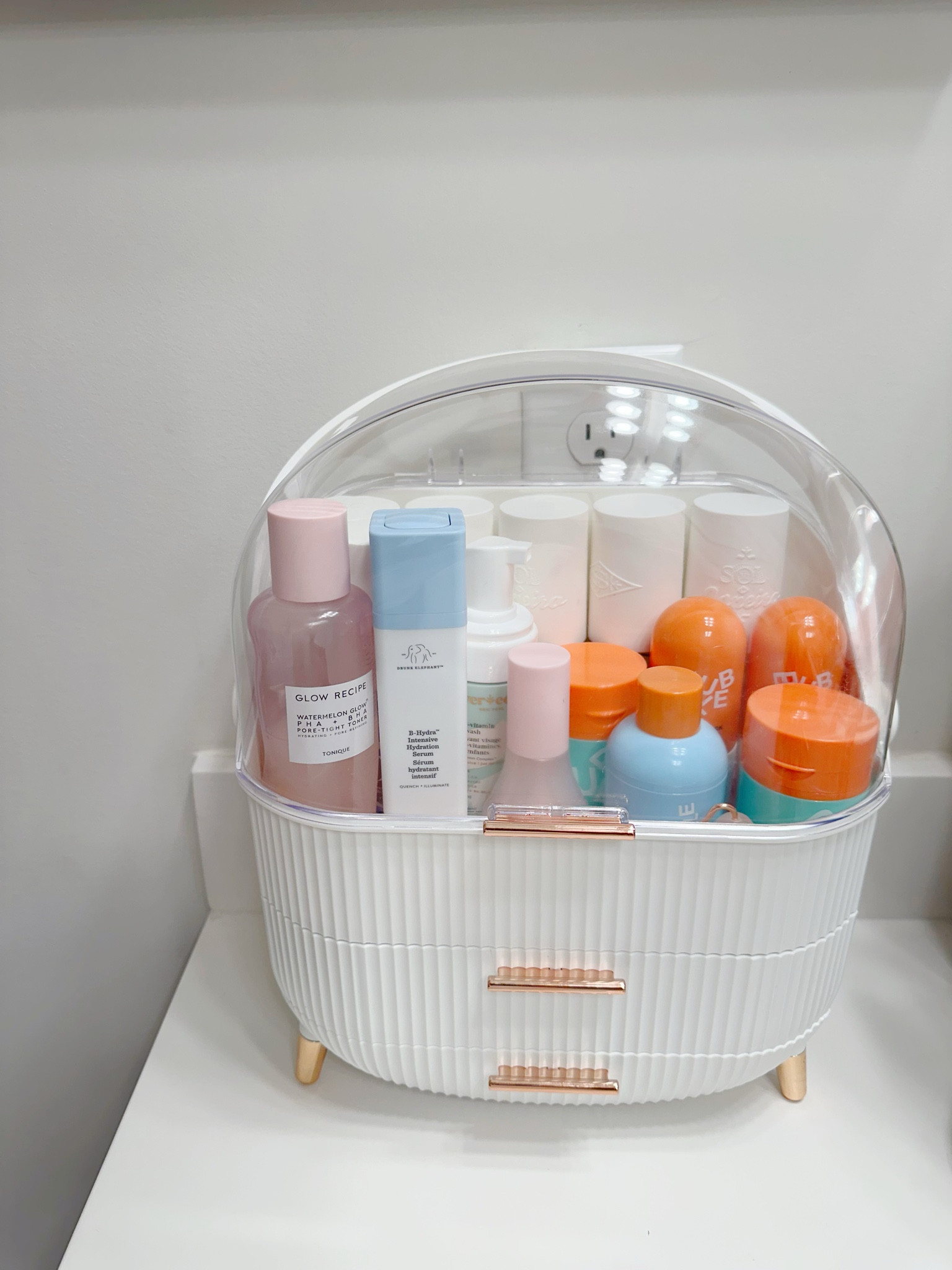 Countertop Portable Vanity Cosmetics Organizer Preppy #Sephora #Preppy #Bubble #Skincare #DrunkElephant

#LTKbeauty #LTKU #LTKfindsunder50