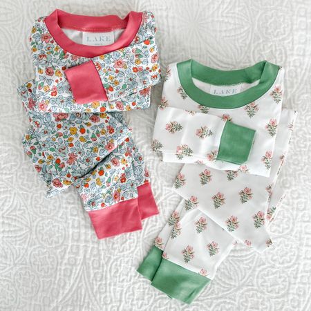 I got these sweet springy jammies for Sophie’s Easter basket — I mean, what’s better than new pajamas?! I find LAKE pajamas to run a bit small so I always buy one size up for Sophie. I linked a few other options that caught my eye too! 

#LTKSeasonal #LTKbaby #LTKkids