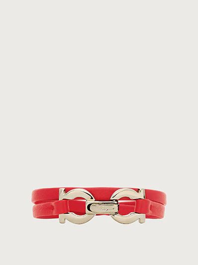 Gancini leather bracelet | Ferragamo (EU)