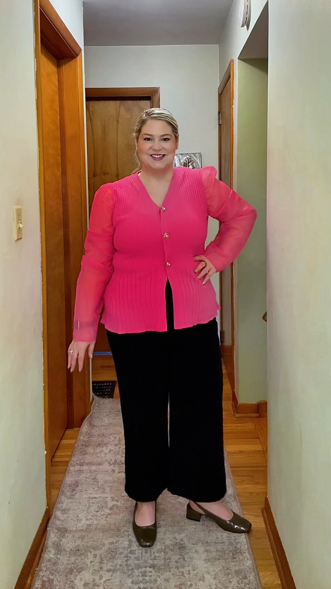 I don’t save outfits—I wear them. 💖

Pink cardigan outfit + wide leg pants 💖
Flattering structured fit, sheer sleeve detail, and an easy midsize silhouette.

Midlife style that’s polished, wearable, and not boring.

#LTKootd #LTKBeauty #LTKWorkwear