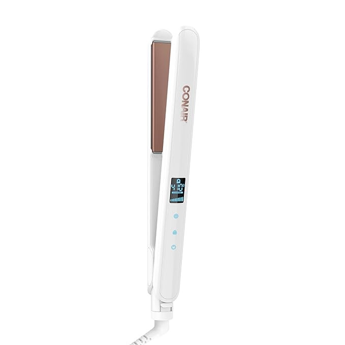 Conair Double Ceramic Flat Iron, 1-inch Digital Flat Iron,Flat Iron,1-inch Digital | Amazon (US)