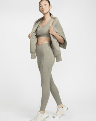 Sustainable MaterialsNike UniversaWomen's Medium-Support High-Waisted Full-Length Leggings with P... | Nike (US)