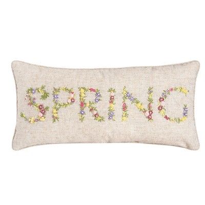 C&F Home 12" x 24" Spring Ribbon Art Pillow | Target