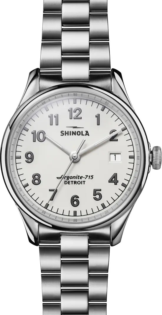 Shinola The Vinton Bracelet Watch, 38mm | Nordstrom | Nordstrom