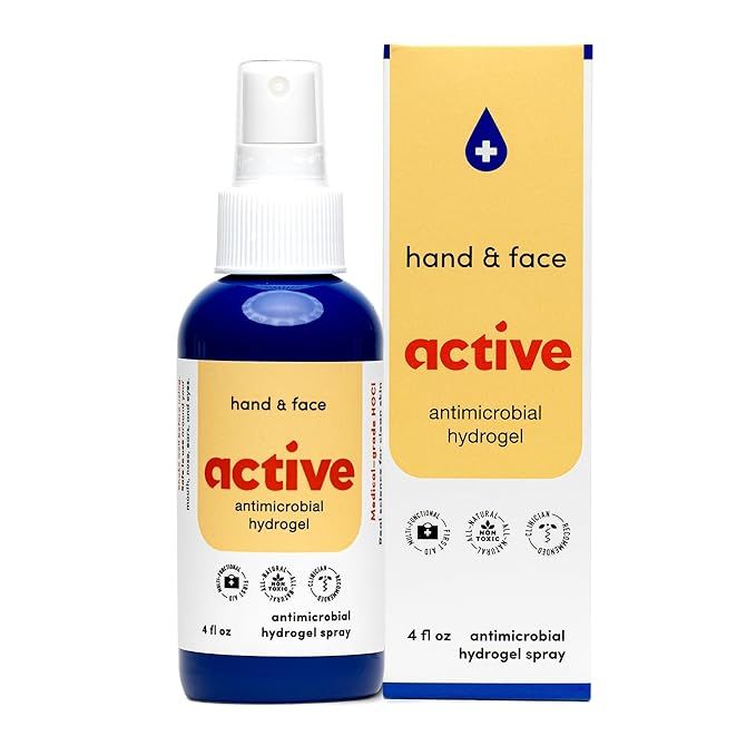 Active Skin Repair Hand & Face Hydrogel Repairing Spray w/Hypochlorus Acid - Natural, Non-Toxic, ... | Amazon (US)
