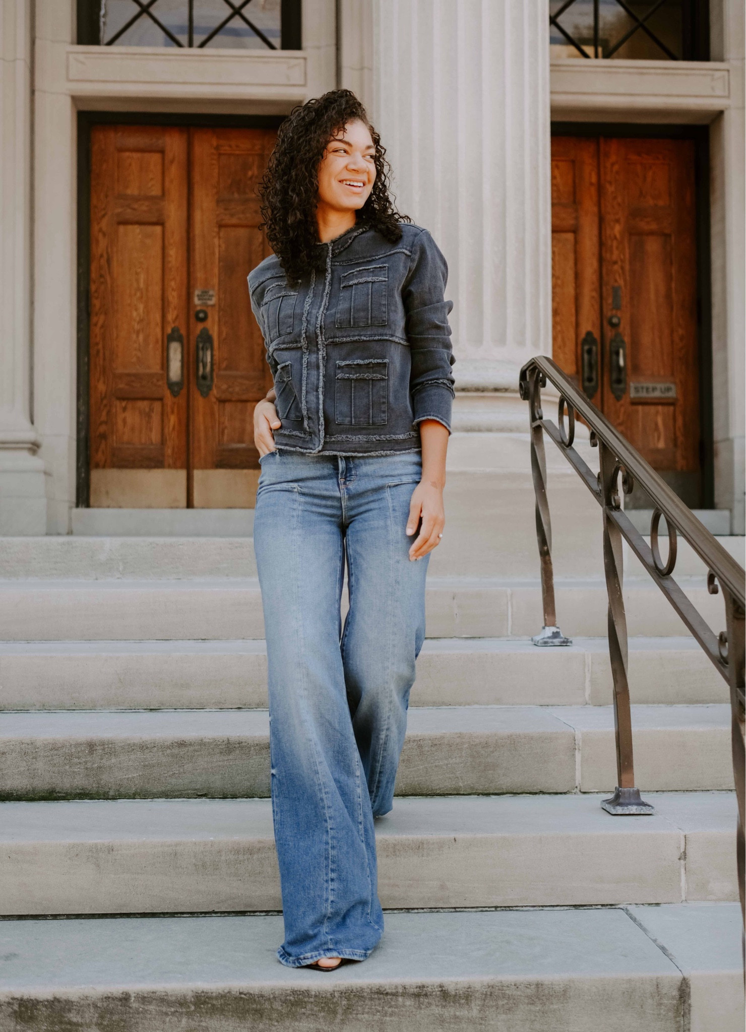 Comfy yet cute fall styles for the win! I'm loving these jeans and this jacket that look elevated for fall, but have enough stretch that you want to wear them all day. Evereve has so many cute brands and styles they curated for the season, no matter what trend or style you're into! Wearing a small in the jacket and a size 2 in the jeans. Both are tts. (The jeans are long, so reference the inseam measurement for your height before buying them!) #ad

#LTKStyleTip #LTKSeasonal #LTKFallSale