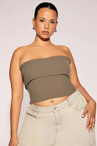 Ribbed Sweater-Knit Tube Top | Forever 21