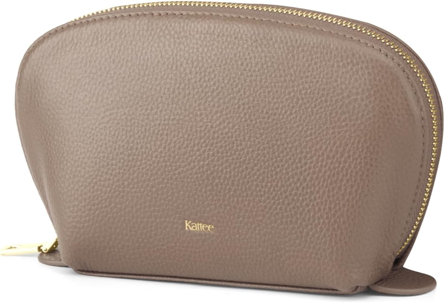 Kattee Leather Makeup Bag, Travel Cosmetic Bag Set, Toiletry Bag Organizer for Women, 1-PACK, Med... | Amazon (US)