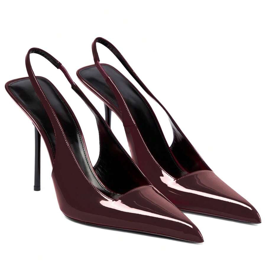 Women's Pointed Toe Strappy High Heels, Fashionable And Simple Mules, Elegant And Comfortable, Su... | SHEIN