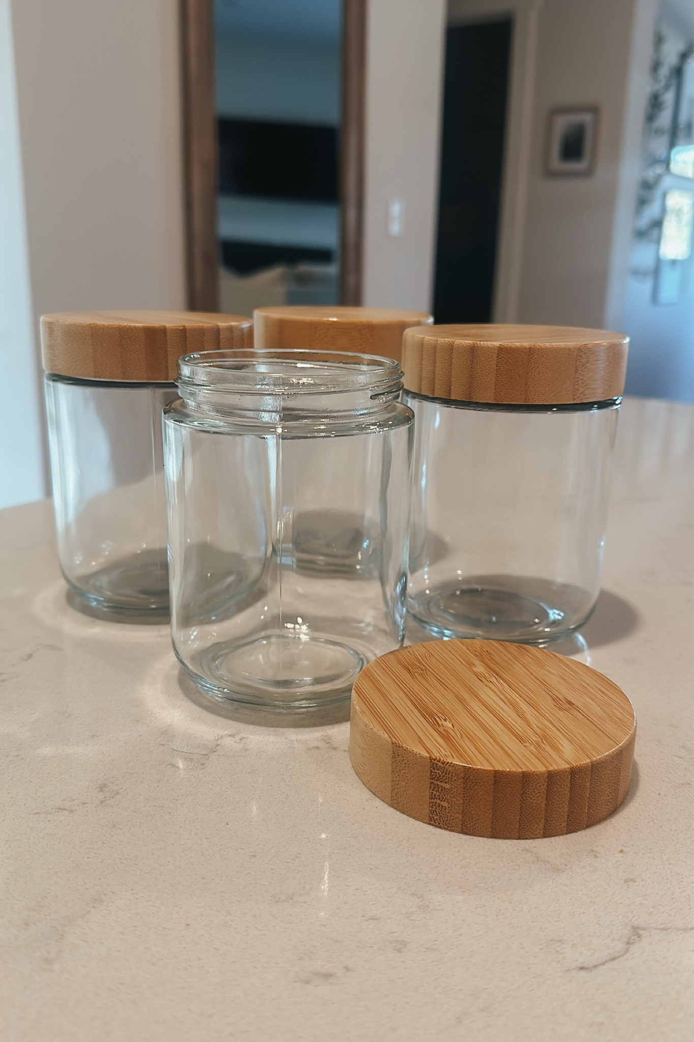 Glass jars
They low are available in a bigger size! But I think they’re perfect for overnight oats and such.

#LTKHome #LTKFindsUnder50