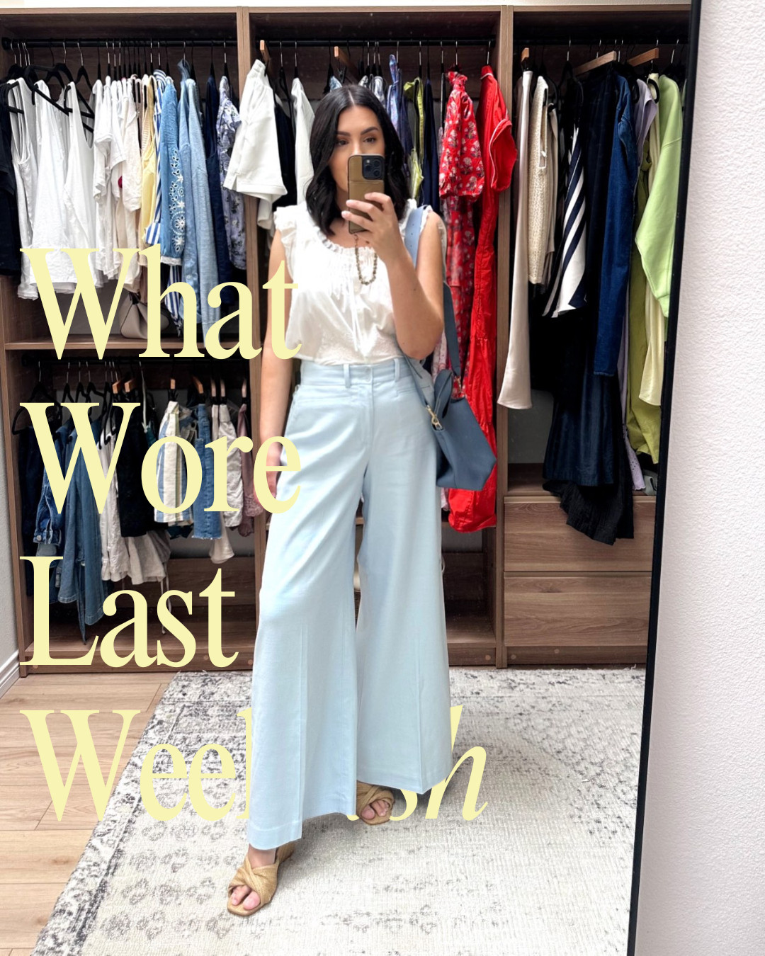 Everything I wore last week!  

 