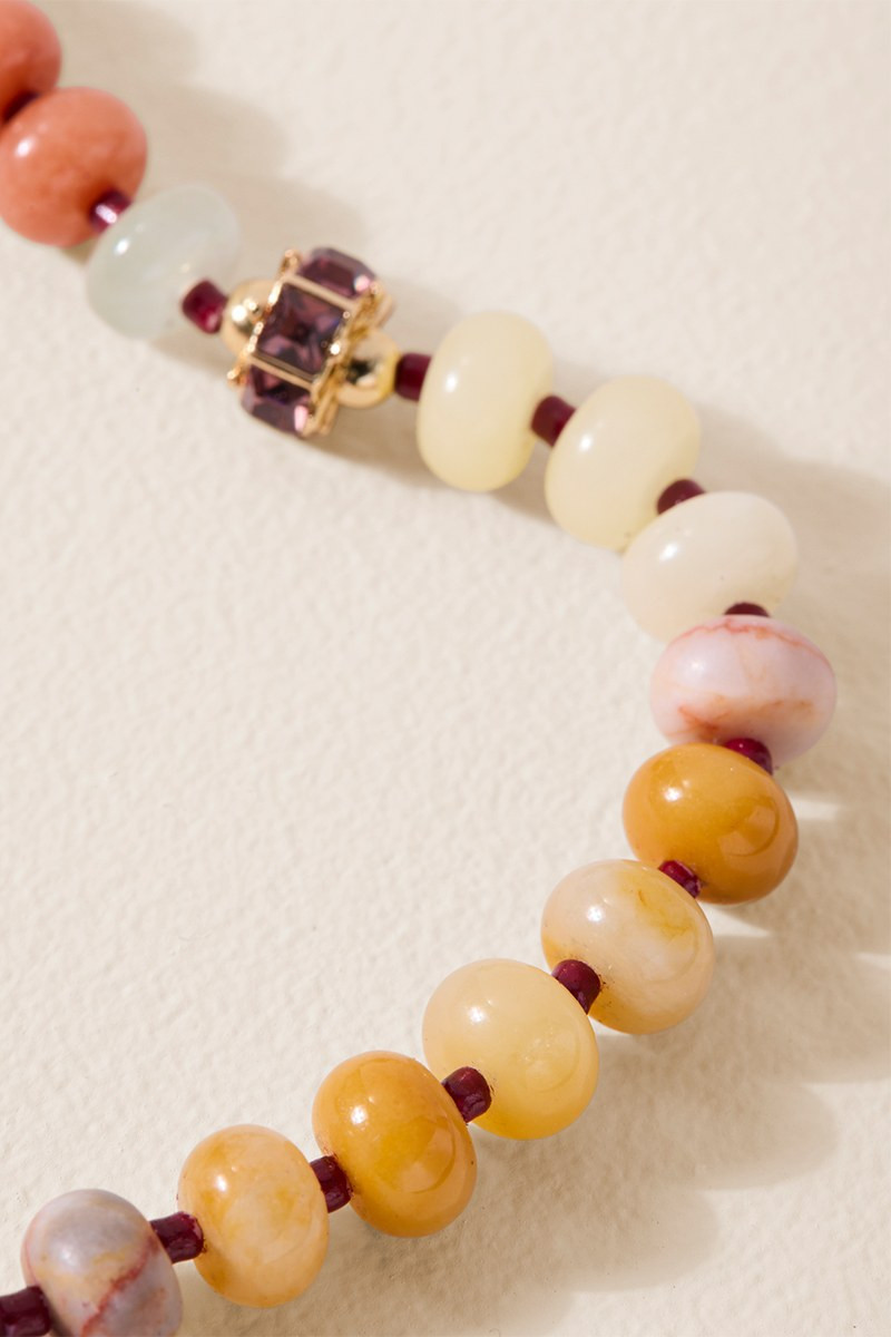Stella Beaded Single Strand Necklace | Francesca's