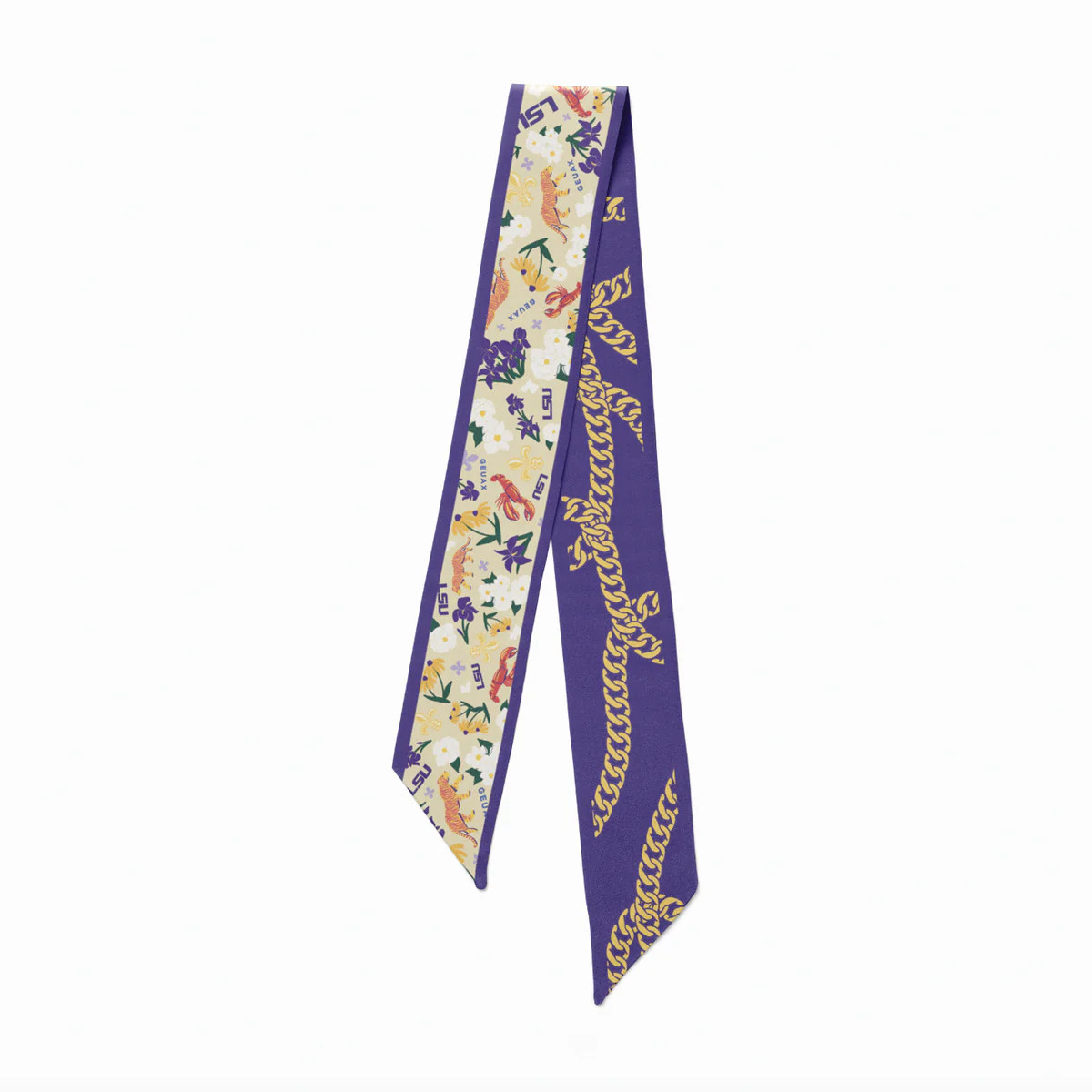 LSU Tigers Twilly Scarf | Saturday Silks