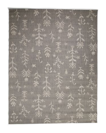 Made In Belgium 8x10 Outdoor Floral Rug | TJ Maxx