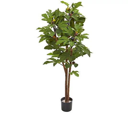 46" Fig Artificial Tree by Nearly Natural - QVC.com | QVC