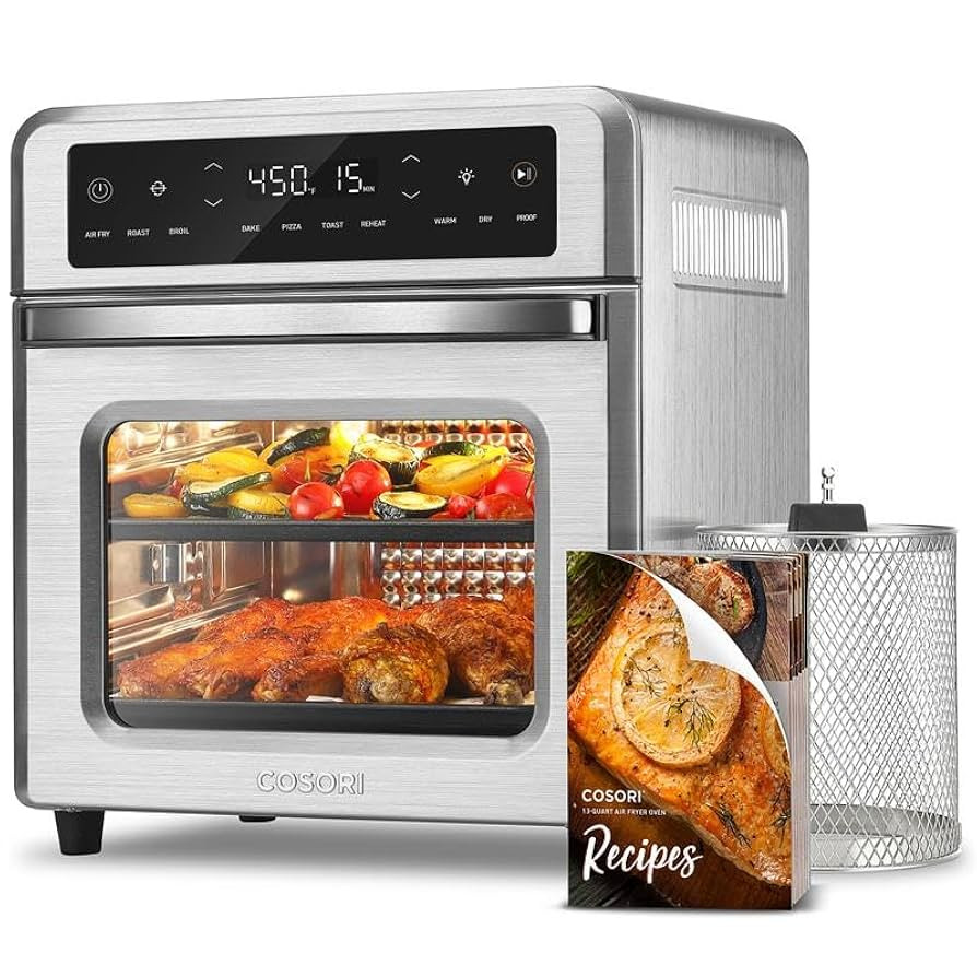 COSORI 11-in-1 Air Fryer Oven , 13Qt Small Footprint Airfryer combo with Rotisserie, Toast, Bake,... | Amazon (US)