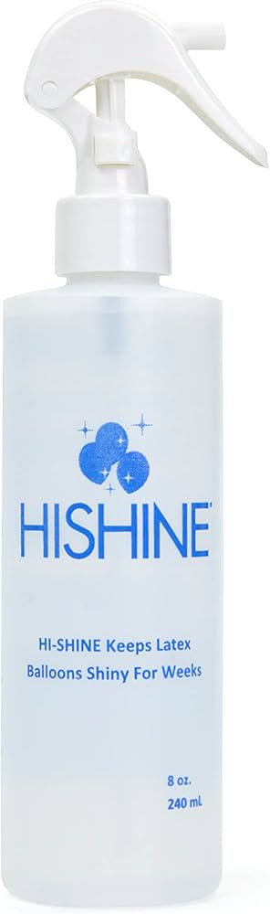 Hi-Shine Balloon Spray 8 oz - Instant Gloss & Vibrant Finish - Enhance Party Decor - Birthdays, W... | Amazon (US)