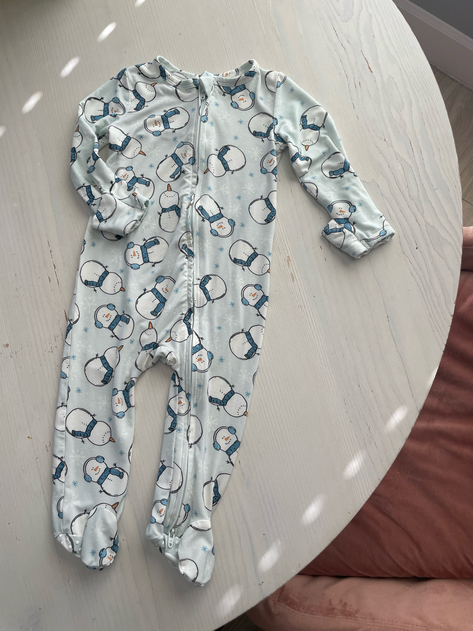 Frosty Friend Footie PJs! ☃️ 

Caden Lane is so awesome to make this onesie in blue & pink!

#LTKSeasonal #LTKbaby #LTKHoliday