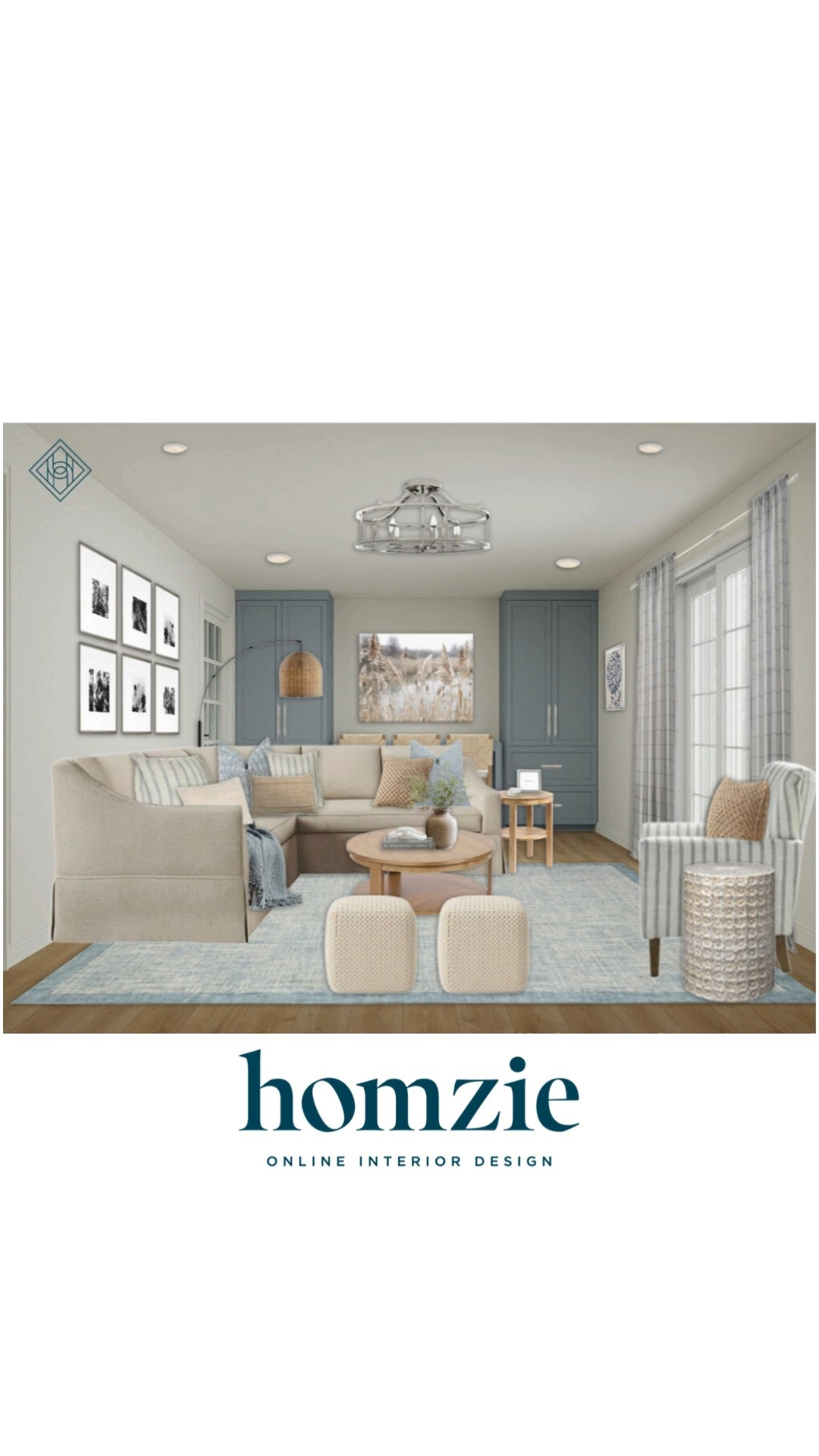 Light & Airy living room design featuring sectional, accent pillows, curtains, wall art, striped accent chair, decor, etc.

#LTKHome #LTKFinds #LTKFavorites #HomeStyleDaily 

 #LTKHome #LTKStyleTip #LTKFamily