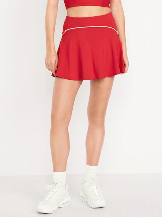 High-Waisted PowerSoft Skort | Old Navy (US)