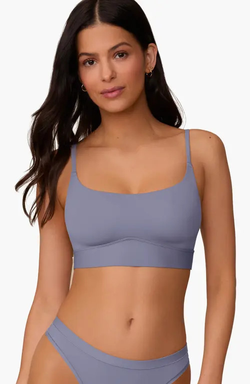 Harper Wilde Bliss Scoop Bralette in Steel at Nordstrom, Size Large | Nordstrom