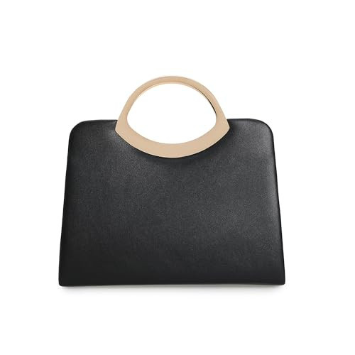 CHARMING TAILOR Small Dressy Handbag for Women Evening Bag Elegant Party Purse for Prom/Cocktail/Wedding (Black) | Amazon (US)