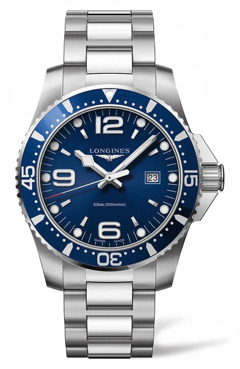 Longines HydroConquest Bracelet Watch, 44mm | Nordstrom | Nordstrom