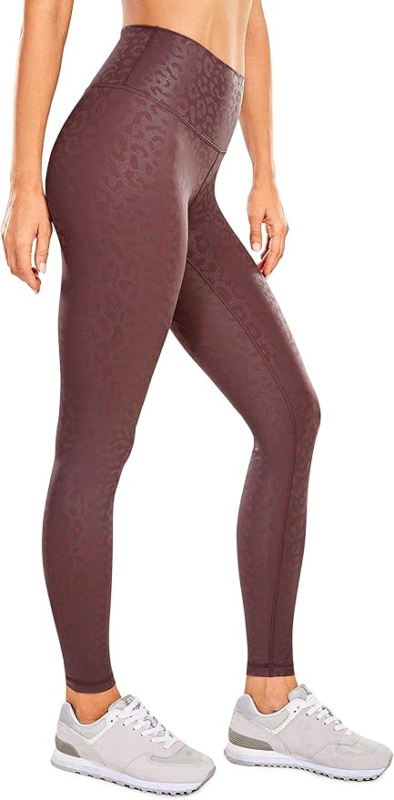 CRZ YOGA Women's Naked Feeling Yoga Pants - 25 Inches Neon Colors Leggings High Waisted Workout T... | Amazon (US)