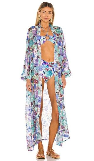 Blossom Beach Robe in Violet | Revolve Clothing (Global)
