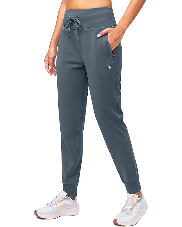 G Gradual Women's Fleece Lined Joggers High Waisted Water Resistant Thermal Winter Sweatpants Run... | Amazon (US)