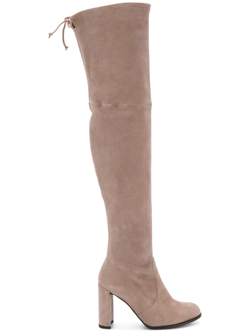 Stuart Weitzman over the knee boots - Grey | FarFetch US
