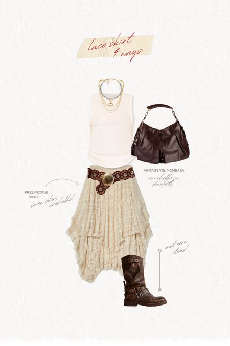Lace Skirt Styled 4 Ways 🫶🏼

#LTKfindsunder100 #LTKfindsunder50