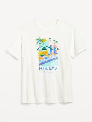 Oversized EveryWear Graphic Tunic T-Shirt | Old Navy (CA)