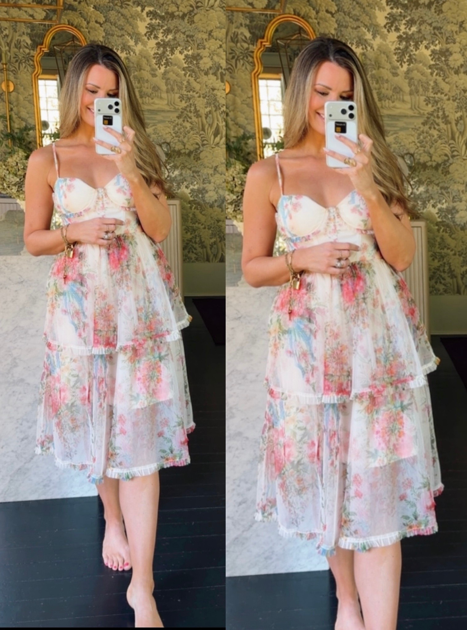 The CUTEST! 🩷 I did cut off the bottom layer and the ruffles on the straps but it was super easy! 

#LTKTravel #LTKootd #LTKOver40