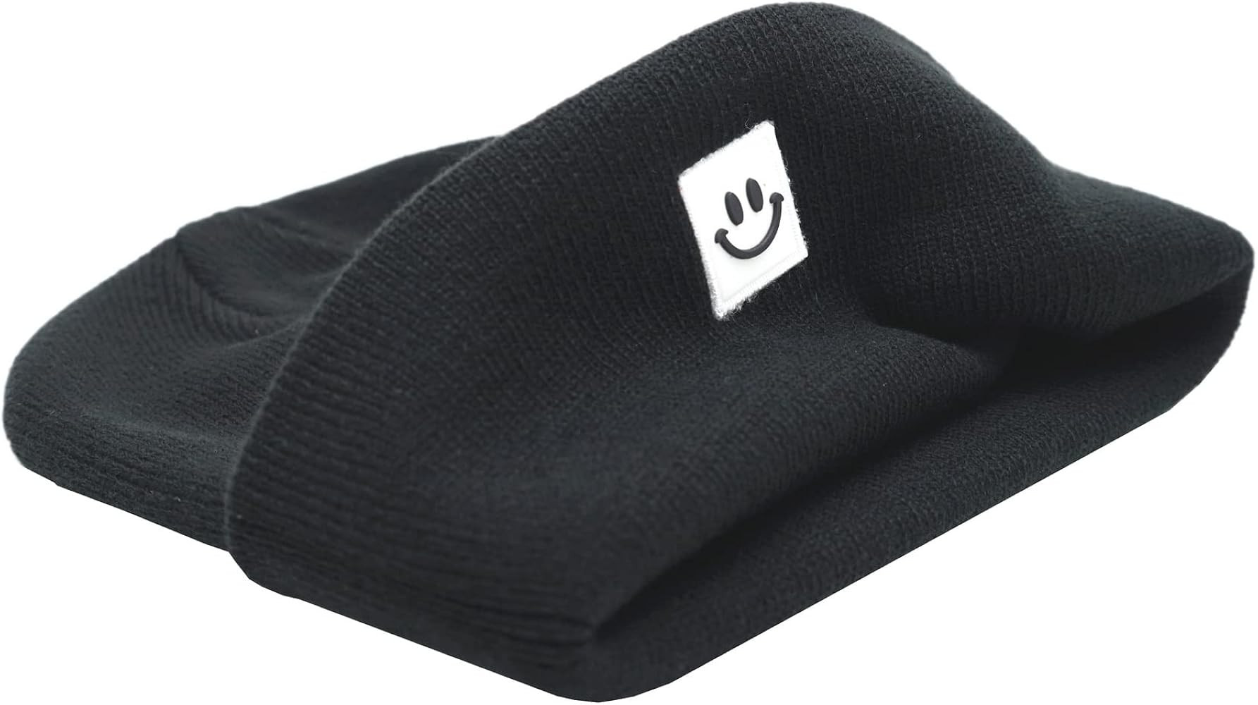 55cube Knit Beanie Hat with Smile Face Unisex | Amazon (US)