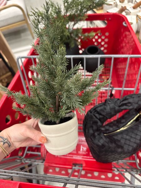 I love these Target faux potted trees! They’d look cute with multiple sizes or as countertop decor in any space! 

#LTKSeasonal #LTKHoliday #LTKHolidaySale