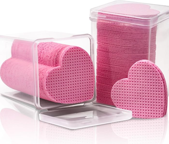 400 PCS Embagol Eyelash Extension Glue Wipes Lint Free Nail Wipes Non-Woven Fabric Lash Glue Nail... | Amazon (US)