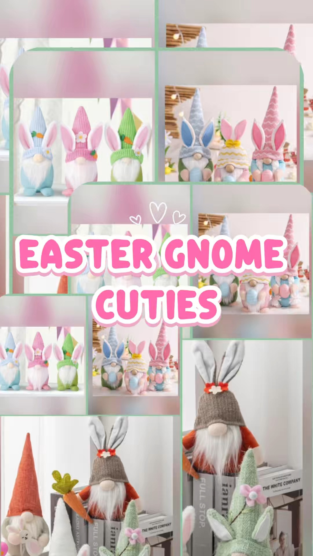 How adorable are these plush Easter gnomes? 🐰 

The bunny ears and pastel details make them perfect for Easter decorating!

#Easter
#Gnomes
#SpringDecor
#SeasonalDecor
#HomeDecorFinds

#LTKHome