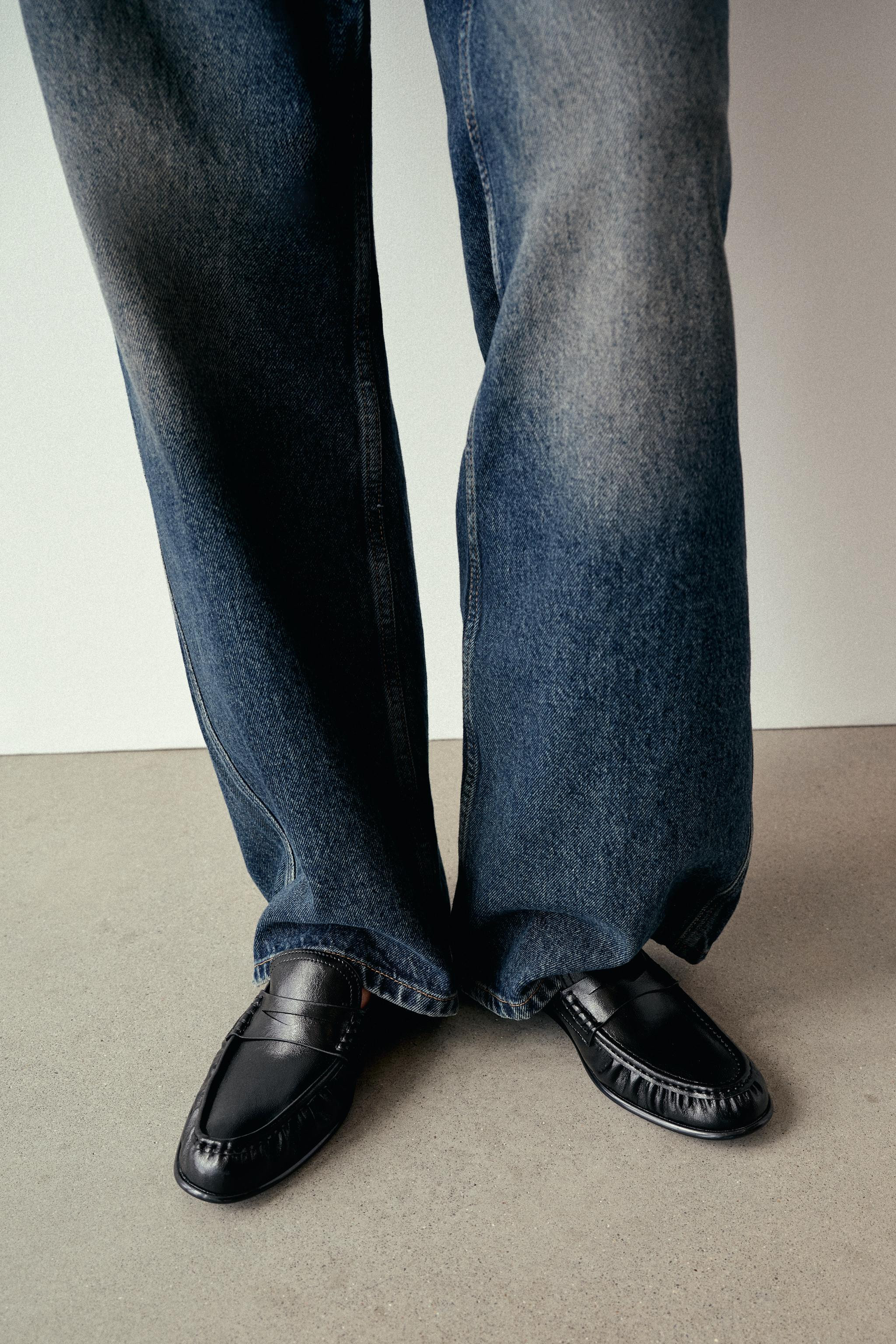 SOFT RUCHED LOAFERS | Zara US
