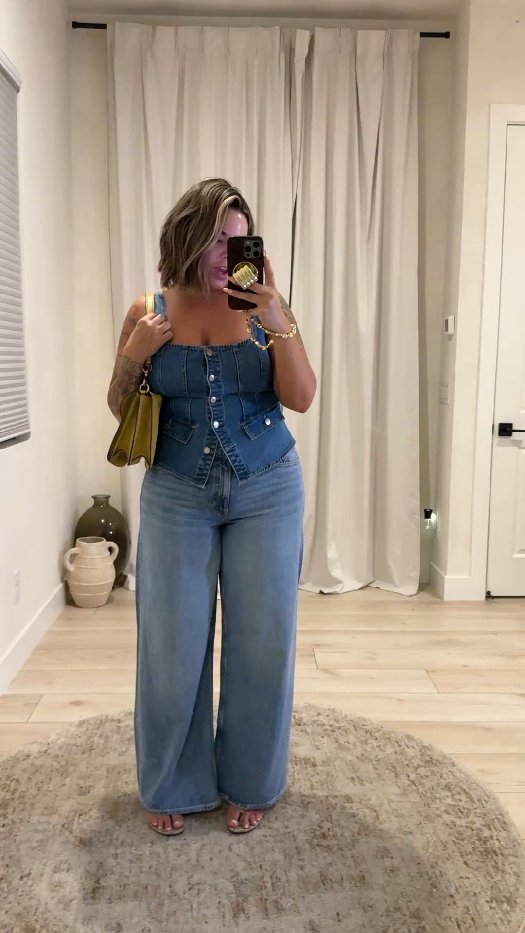 Top L
Jeans 31 long