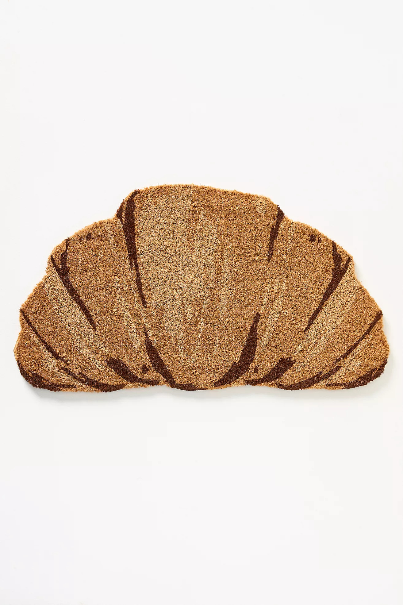 Croissant-Shaped Coir Printed Doormat | Anthropologie (US)
