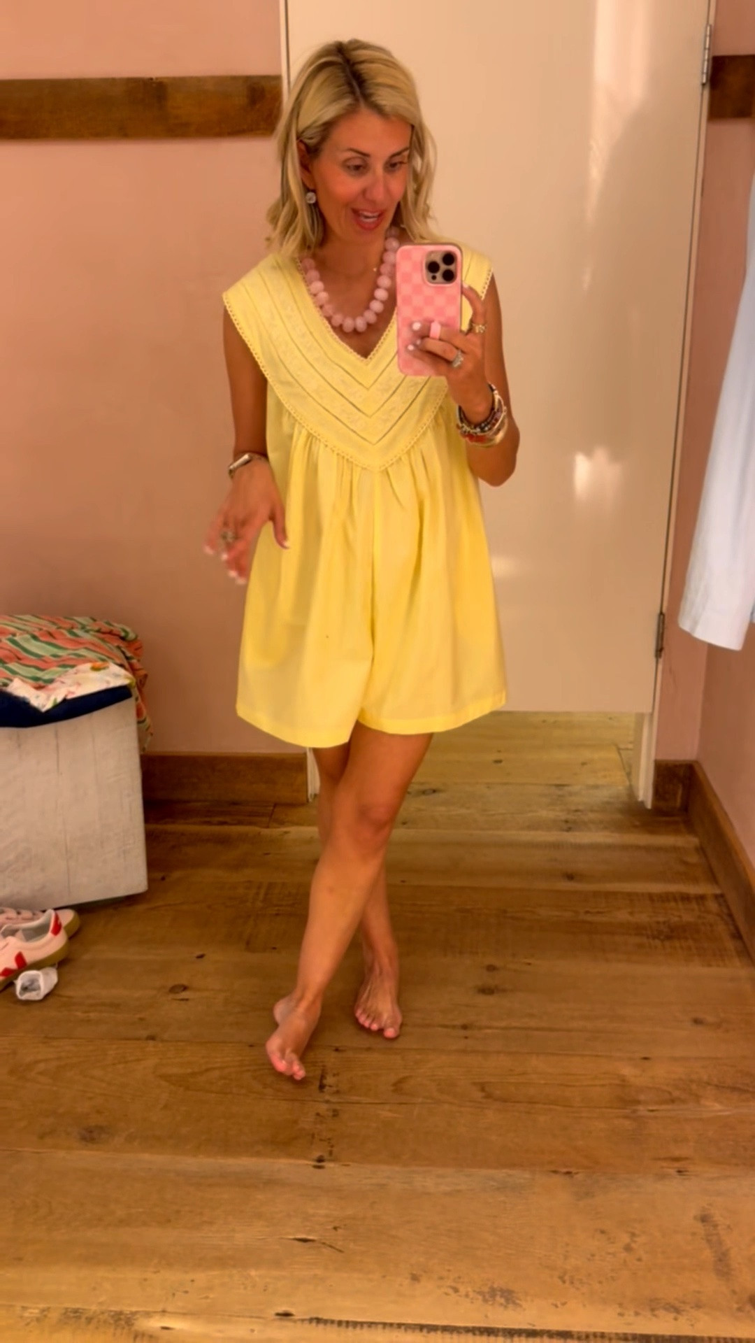 Restock Alert! 
The surprise yes of the entire try on! The most adorable romper…I’m going to style this with a heel or a sneaker for different looks. I’m in xs. 


*Use my code Catherine20 on A+B
*Use my code Mixandmatchmadness on Loopy

#LTKSeasonal #LTKdayinmylife #LTKstorytime