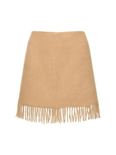 Bruxelles fringed wool mini skirt - The Garment - Women | Luisaviaroma | Luisaviaroma