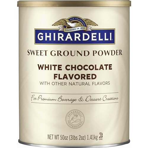 Ghirardelli Sweet Ground White Chocolate Flavor Powder, 3.12 lbs. | Amazon (US)