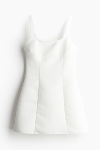 H & M - Ausgestelltes Kleid - Weiß - Damen | H&M (DE, AT, CH, NL, FI)