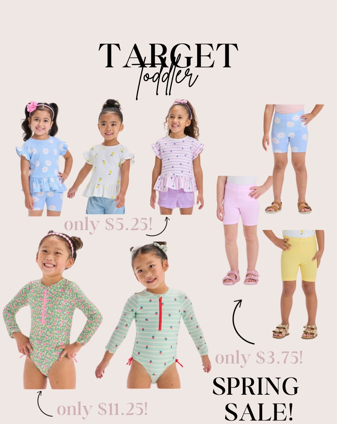 Targets spring sale! These are a steal!! All added to my cart! 

Target sale | target Spring Sale | toddler girl | toddler girl Spring | toddler girl outfit | toddler boy | baby girl | baby boy | toddler girl swim | spring break | sandals | target sandals | target girl sandals | target girl swim | target fashion | spring outfit | summer outfit | spring tops | Spring dress | spring dresses | spring outfits | spring accessories | spring sandals | spring shoes | summer | summer dress | swim | wedding guest dress | wedding guest | Lulus dress | Lulus fashion | beach dress | spring break | date night | swim | vacation dress | dresses | resort wear | vacation dresses | swimsuit coverup | Dress | cutout dress | Nashville outfit | country concert outfit | wedding guest dress | spring outfit | bikini | black swim | date night | day date outfit | outfit inspo | beach | vacation | vacation outfit | vacation dress | dresses | floral dress | spring favorites | midi dress | maxi dress | casual outfit | casual dress | spring sandals | spring shoes | date night | day date outfit | outfit inspo | outfit ideas | beach | vacation dress | dresses | floral dress | pink outfit | spring favorites | midi dress | maxi dress

#LTKKids #LTKSaleAlert #LTKSpringSale