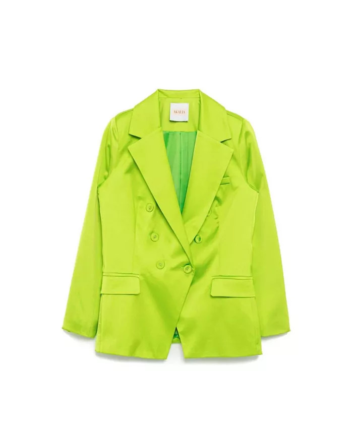 Akalia Swimwear Athena Solid Women Blazer & Reviews - Women - Macy's | Macys (US)