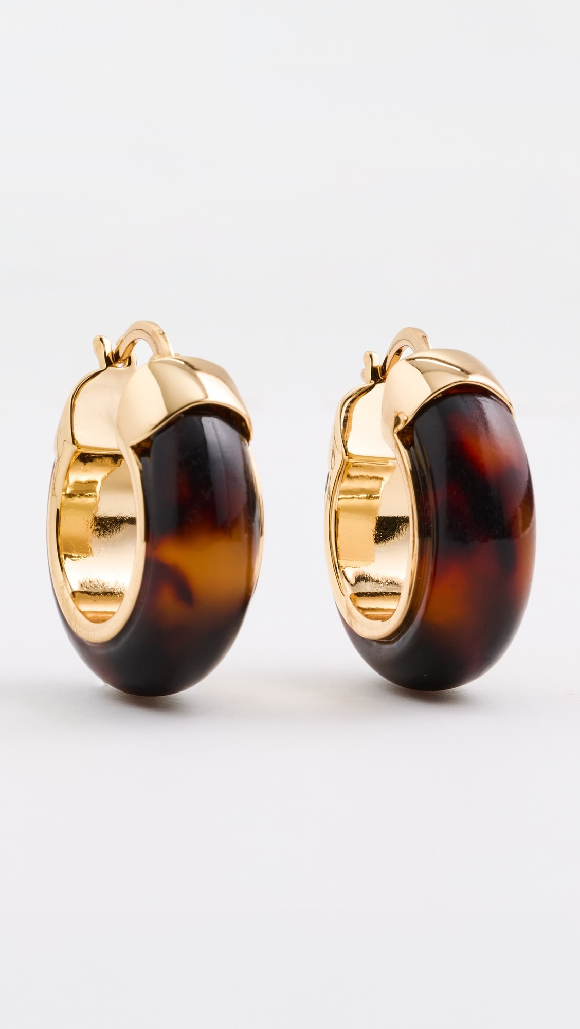Eugenie Tortoise Hoops | Shopbop
