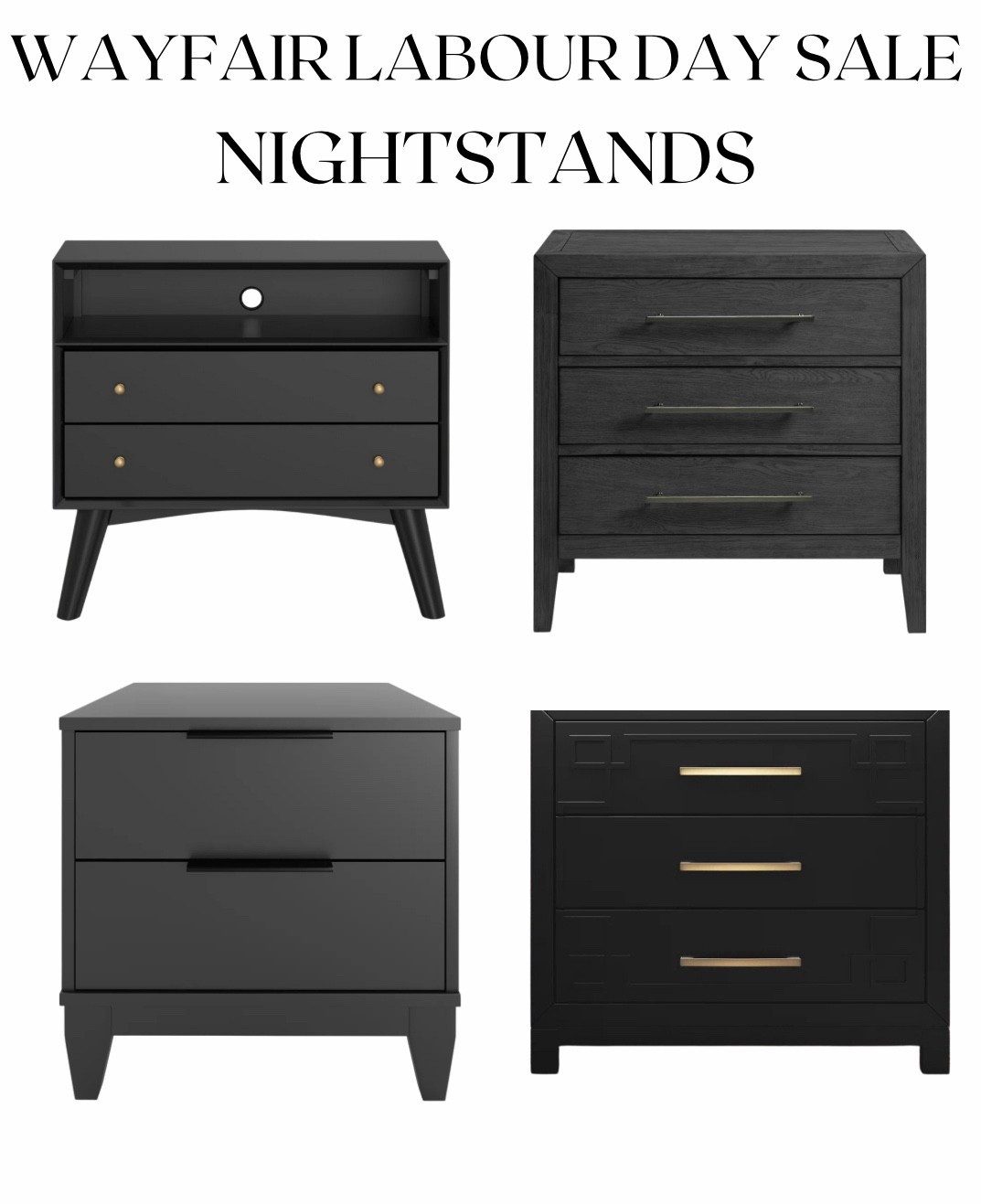 ✨ Wayfair Labour Day Sale is here! ✨
If you’ve been searching for the perfect black nightstand to complete your bedroom, now is the time to shop. These modern nightstands bring sleek design, extra storage, and timeless style—all at a price you’ll love during the Wayfair Labour Day furniture sale.

🖤 Whether you’re into minimalist decor, contemporary style, or functional storage furniture, these picks will instantly elevate your space.

Shop these bedside tables before the sale ends—your dream bedroom refresh starts here!


Wayfair Labour Day Sale
Wayfair furniture sale
black nightstand
modern nightstand
bedroom furniture
bedroom nightstands
bedside tables
contemporary nightstand
small space nightstand
storage nightstand
modern bedroom decor
sleek nightstand
minimalist nightstand
bedroom styling
nightstand with drawers
Wayfair bedroom furniture
modern home decor
affordable nightstand
neutral bedroom decor
Labour Day furniture deals

#LTKStyleTip #LTKSaleAlert #LTKHome
