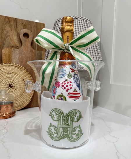 The cutest hostess gift or even a great gift idea for your boss, mother in law or your best friends! 

Amazon Christmas gift ideas. Veuve gift ideas. Champagne gift ideas. Etsy monogrammed tea towel. 

#LTKGiftGuide #LTKHoliday #LTKSeasonal